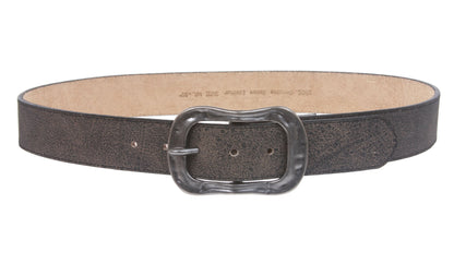 1 1/2" (38 mm) Snap On Distressed Genuine Leather Belt