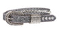 Kids 3/4" (20 mm) Western Cowgirl Rhinestone Studded Skinny Belt