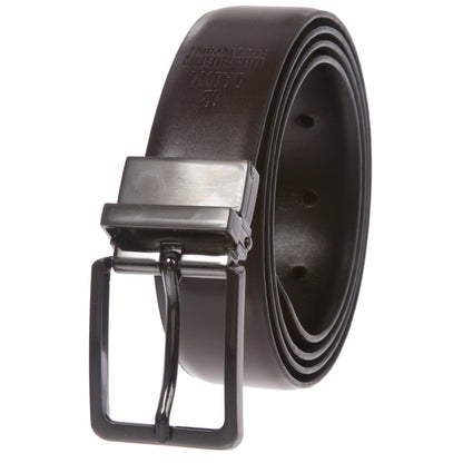 Men's Cut-to-Fit Black or Brown Reversible Dress Belt