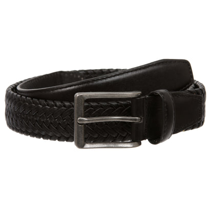 Men's Comfort Stretch Braided Leather Belt