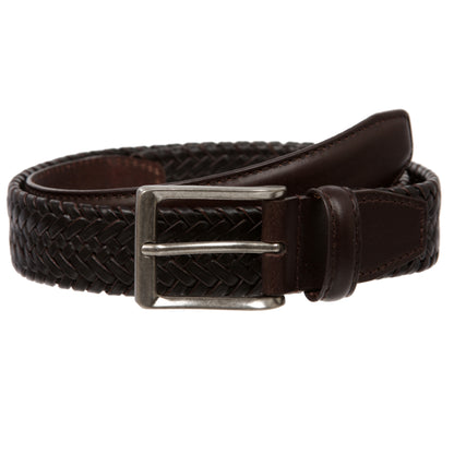 Men's Comfort Stretch Braided Leather Belt