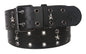 Double Prong Star Studs and Grommets Leather Belt