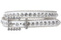 3/4" (19 mm) Skinny Rhinestone Leather Belt