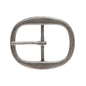 1 1/2 Inch Nickel Free Center Bar Single Prong Oval Belt Buckle