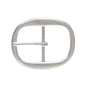 1 1/2 Inch Nickel Free Center Bar Single Prong Oval Belt Buckle