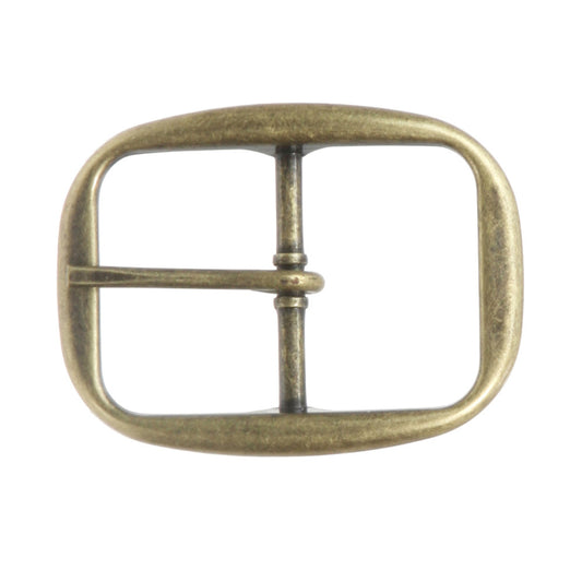 1 1/4" (32 mm) Single Prong Oval Center Bar Belt Buckle