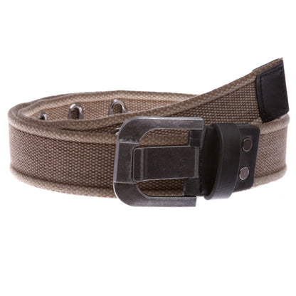 1 1/2" (38mm) Vintage Canvas Casual Jean Belt