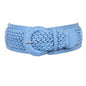 Women's 3" Wide High Waist Braided Fashion Stretch Belt