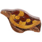 Handcrafted Wooden Animal Shape Secret Jewelry Puzzle Box - Turtle