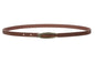 1/2" Skinny Faux Leather Fashion Belt Size: One-