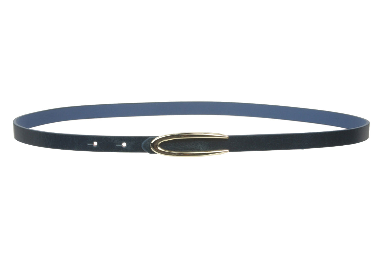 1/2" Skinny Faux Leather Fashion Belt Size: One-