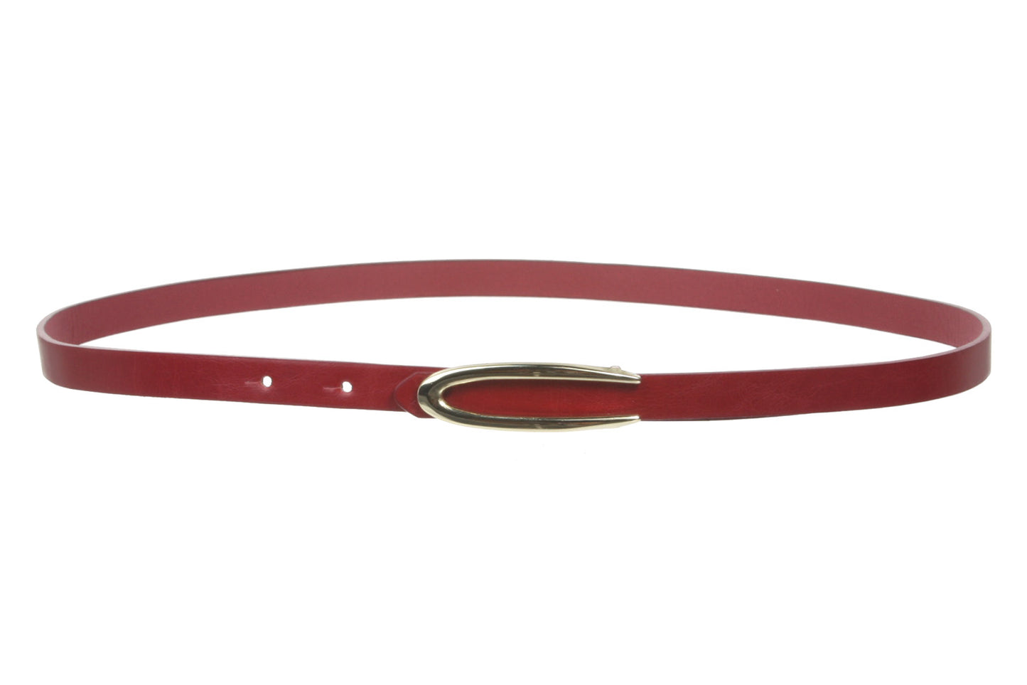 1/2" Skinny Faux Leather Fashion Belt Size: One-