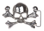 Skull and Cross Bone Pirate Belt Buckle